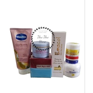 Combo Bạch Ngọc Liên Vaseline Kích Trắng