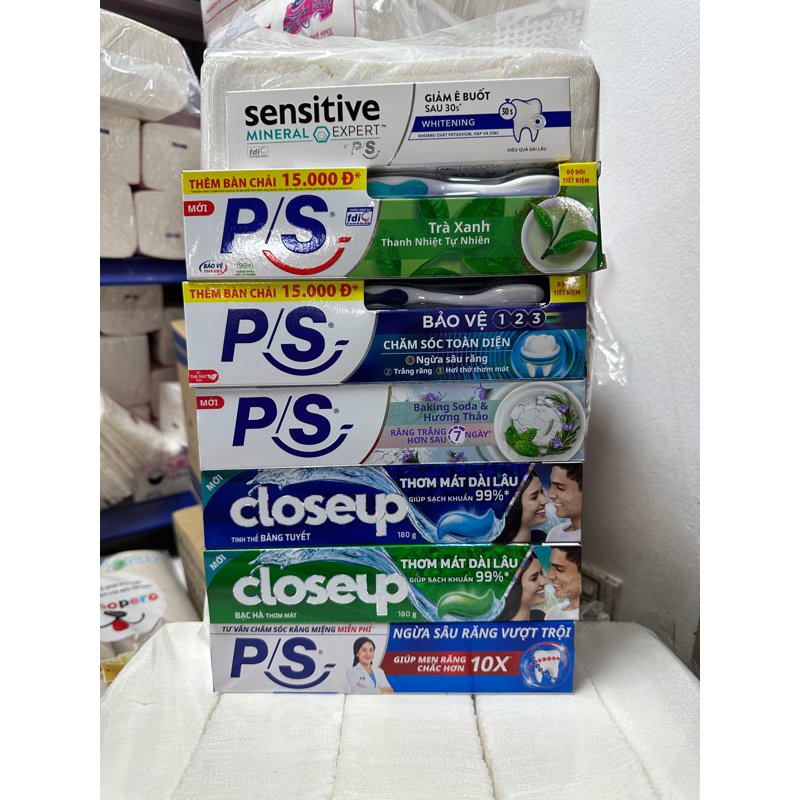 Kem đánh răng P/s các loại 180g