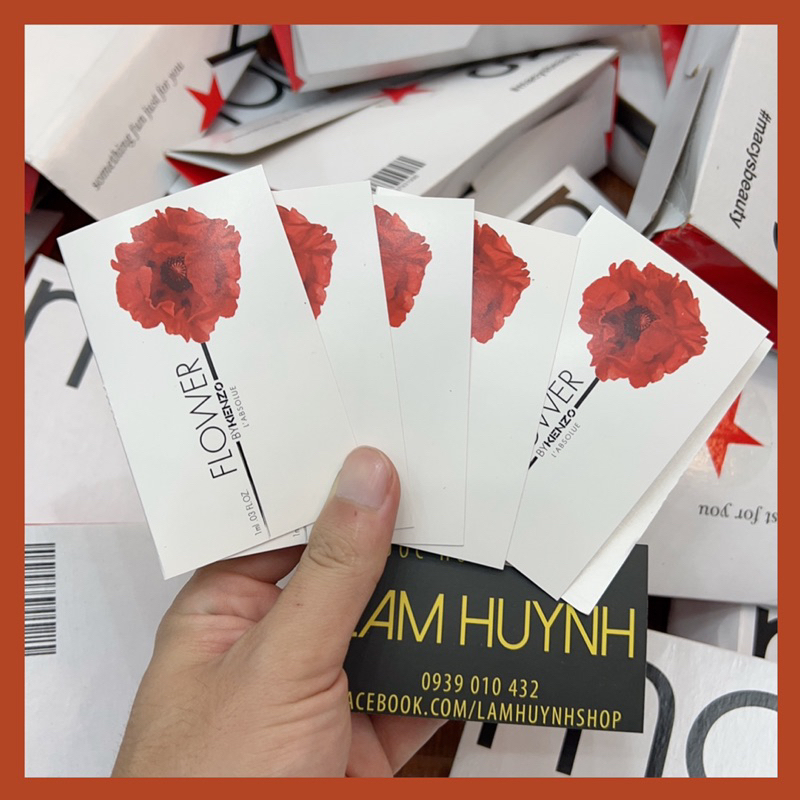 Vial nước hoa Nữ FLOWER BY KENZO Eau De Parfum - L'Absolue 1ml