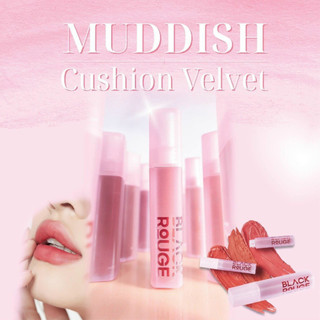 Son Black Rouge Muddish Cushion Velvet MV01-MV06 và HV01-HV05-Son Kem Black Rouge Half and Half Water Tint