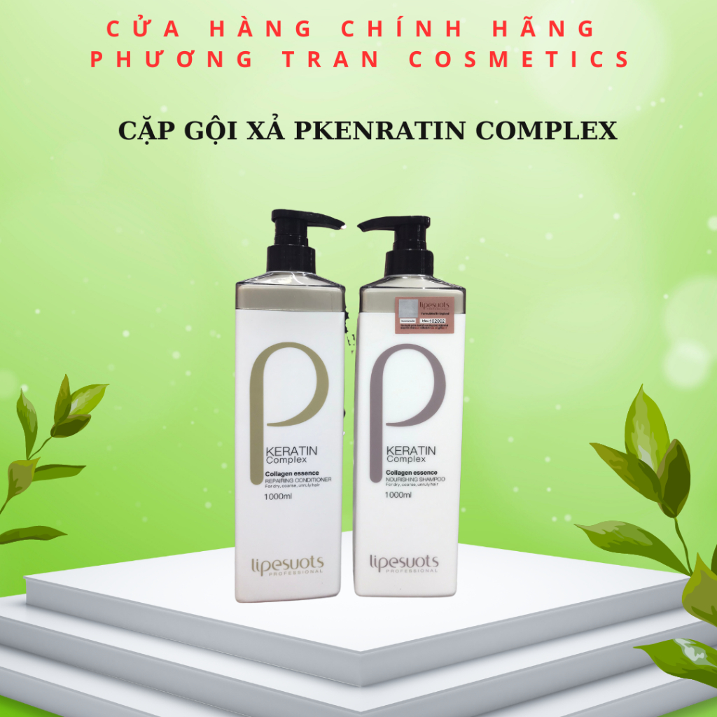 CẶP GỘI XẢ PKERATIN COLLAGEN 1000ML