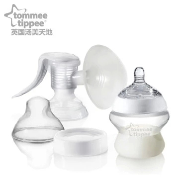 Máy hút sữa cầm tay tommee tippee kèm bình sữa, miếng lót. hàng mới 100%, sản phẩm có chút bị trầy xước.