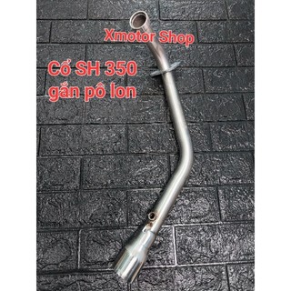 Cổ sh 350 gắn pô độ inox 304 cao cấp