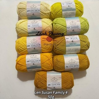 Len Susan's Family 4 mềm mịn ( bảng màu 1)