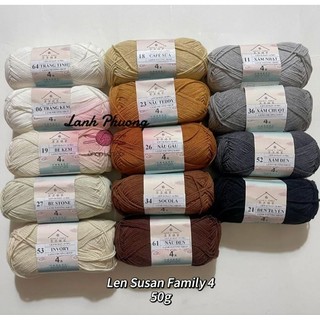 Len Susan's Family 4 mềm mịn ( bảng màu 1)
