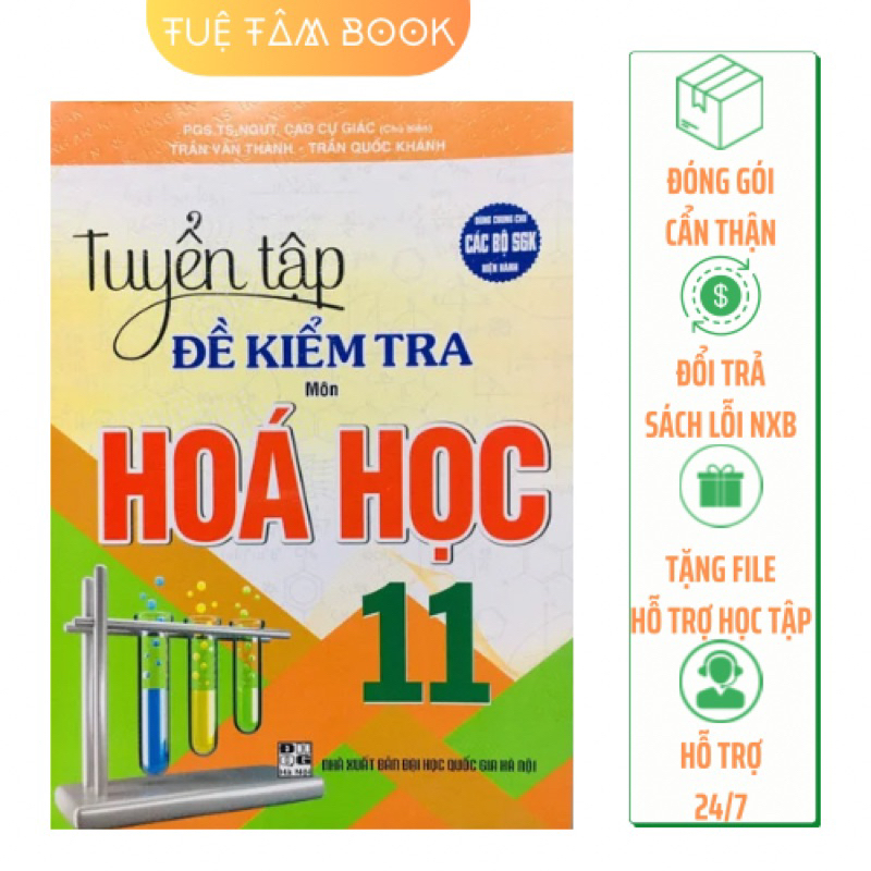 Sách - Tuyển tập đề kiểm tra môn Hoá học 11