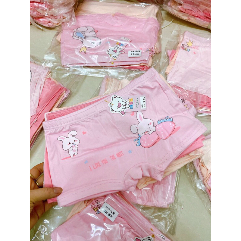 Set 10 Quần chip bé gái cottong cao cấp