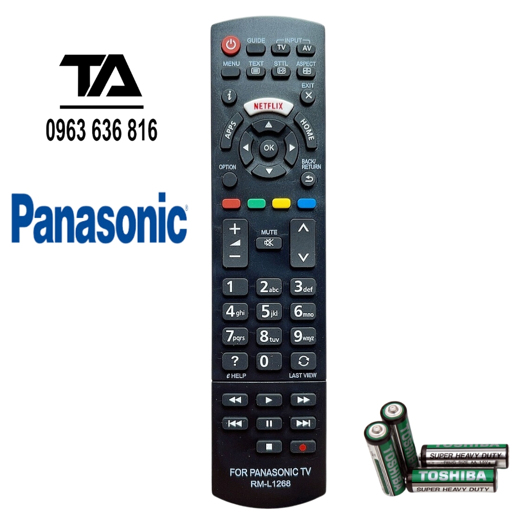Remote điều khiển tivi Panasonic LCD/LED RM-L1268