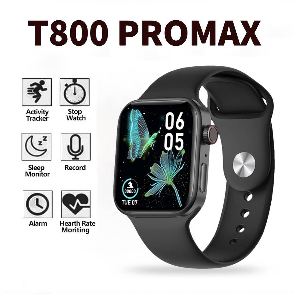 Đồng Hồ Thông Minh T800 Promax 2023 Kết Nối Bluetooth , Hỗ Trợ Nghe Gọi, Nhận Thông Báo, Sức Khỏe, Thể Thao-TECHHIGH