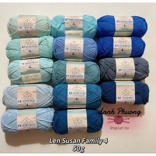 Len Susan's Family 4 mềm mịn ( bảng màu 1)