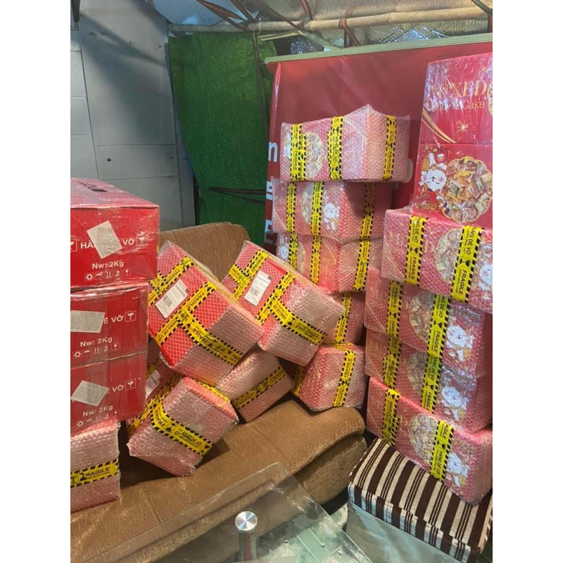 Bánh MiX Full Thùng 2KG - Bánh MiX Đài Loan 26-36 Vị Bánh Thơm Ngon Ngày In Trên Giấy Là Ngày Sản Xuất