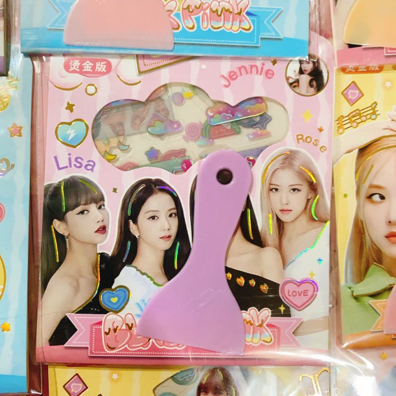 Vỉ 20 Bộ Dán Sticker Nhóm Nhạc BIACK PINK ,Siêu Hót