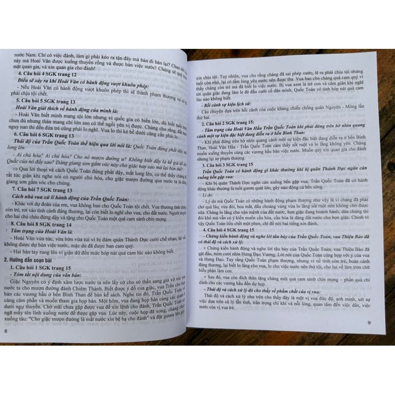 Sách - Hướng dẫn học và làm bài Ngữ Văn 8