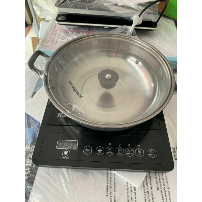 Bếp từ đơn kg15ic1 tặng kèm nồi inox bảo hành 12 tháng