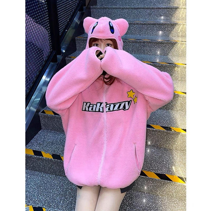 Áo khoác, áo hoodie chính hãng KaKaZzy " Pink " màu cho nam nữ cực hot