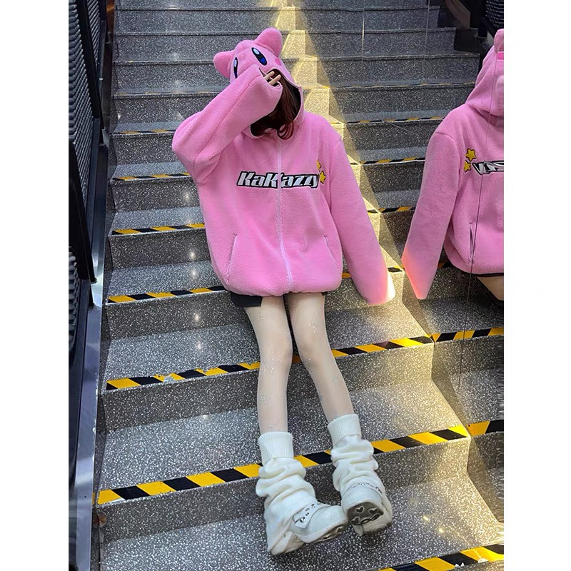 Áo khoác, áo hoodie chính hãng KaKaZzy " Pink " màu cho nam nữ cực hot