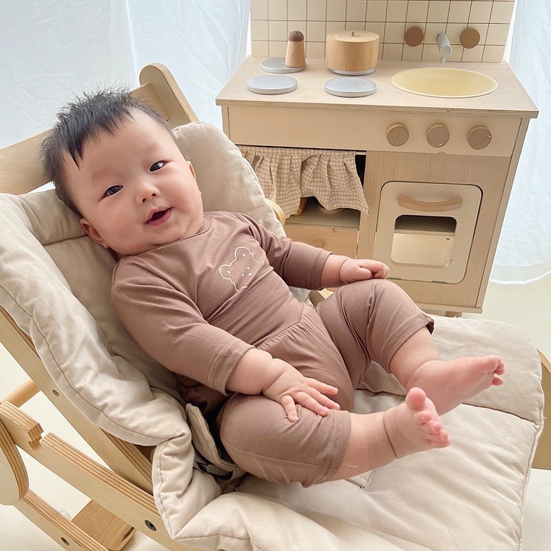 Bộ thun lạnh dài tay cho bé