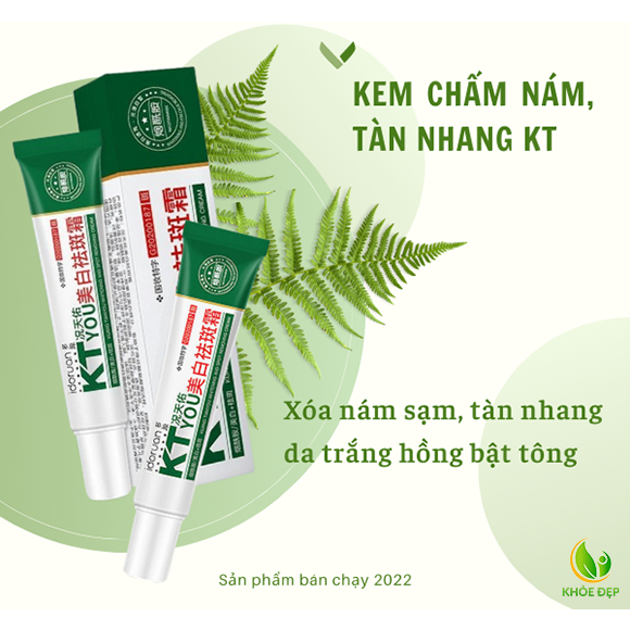 Kem Chấm Nám Tàn Nhang Đồi Mồi KT Loại Bỏ Nám Tàn Nhang Giúp Da Sáng Mịn 20g