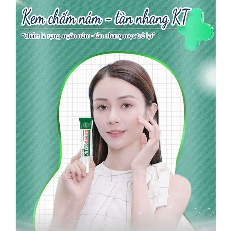 Kem Chấm Nám Tàn Nhang Đồi Mồi KT Loại Bỏ Nám Tàn Nhang Giúp Da Sáng Mịn 20g