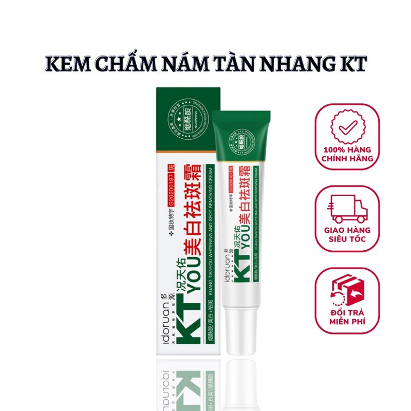 Kem Chấm Nám Tàn Nhang Đồi Mồi KT Loại Bỏ Nám Tàn Nhang Giúp Da Sáng Mịn 20g