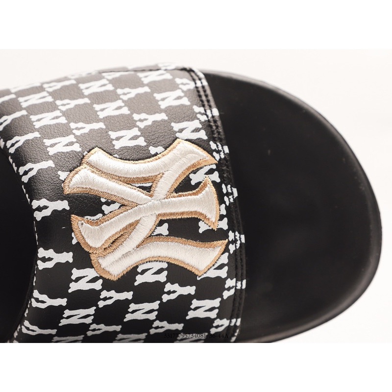 Dép Quai Ngang MLB NY Đen | Dép Quai Ngang New York