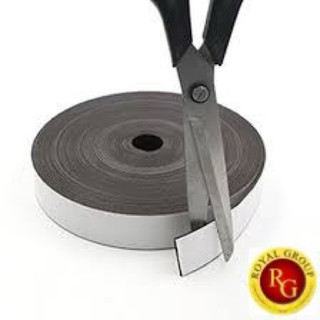 Nam châm dẻo cuộn dài  10met  có băng keo hai mặt. Kt cuộn 2cm. 2,5cm. 3cm. 5cm