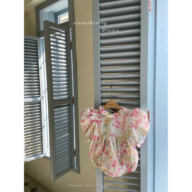 Suit hè Anne Hàn Quốc họa tiết siêu xinh cho bé gái