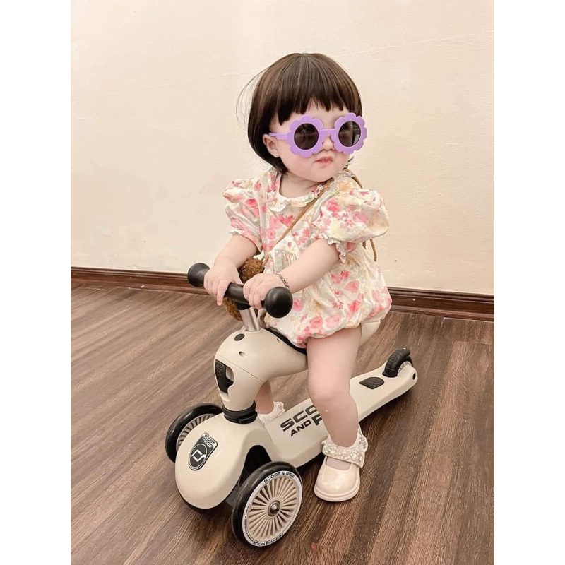 Suit hè Anne Hàn Quốc họa tiết siêu xinh cho bé gái