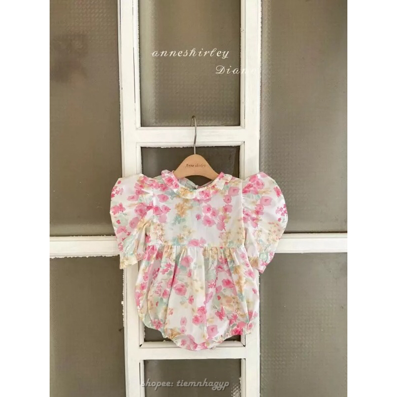 Suit hè Anne Hàn Quốc họa tiết siêu xinh cho bé gái