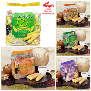 Bánh Ngũ Cốc 12 Loại Đậu PeiTien Crispi Roll Đài Loan 180gr