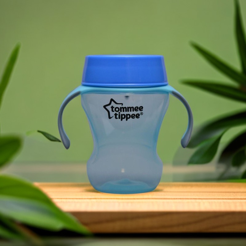 Bình uống nước tommee tippee cho bé, ly uống nước có ống hút 150ml  (82063, 82064).