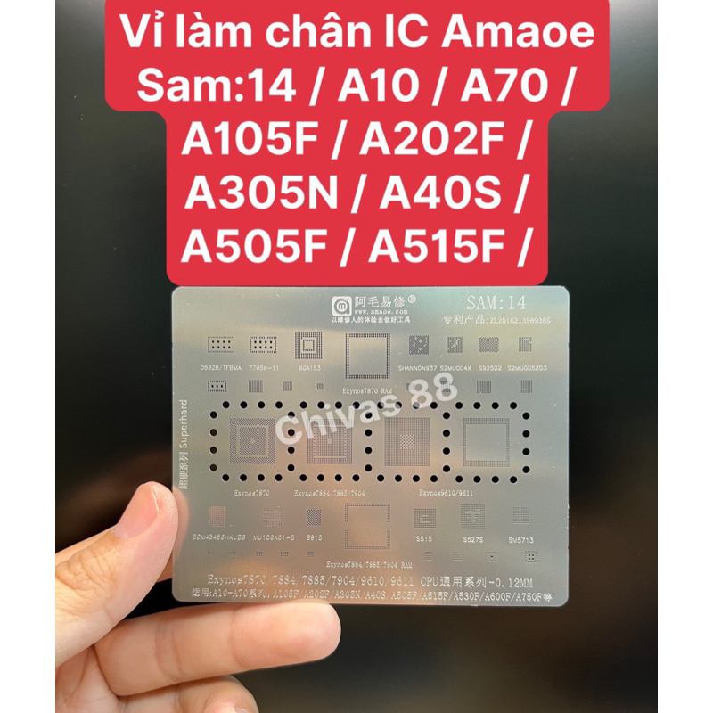 Vỉ làm chân ic amaoe SAM:14