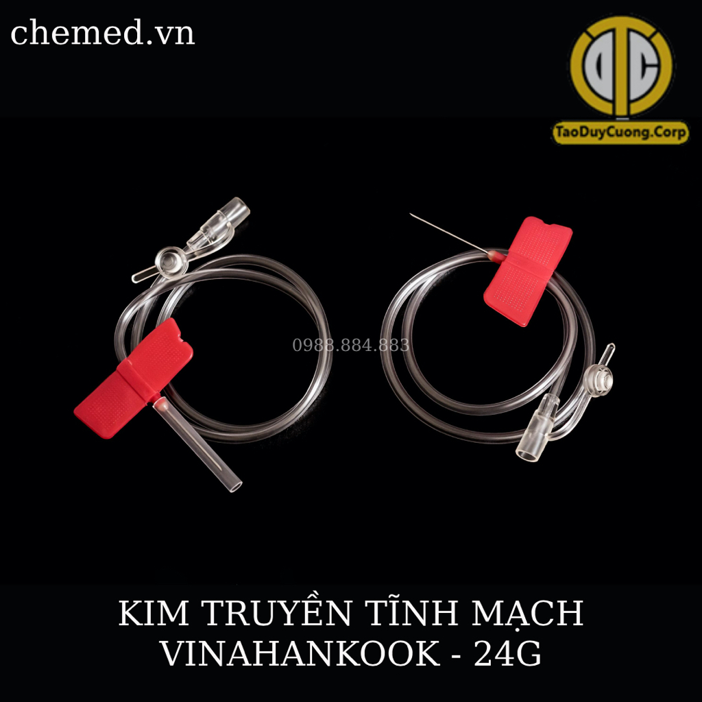 Kim bướm lấy máu, kim truyền tĩnh mạch vinahankook hộp 50 cái