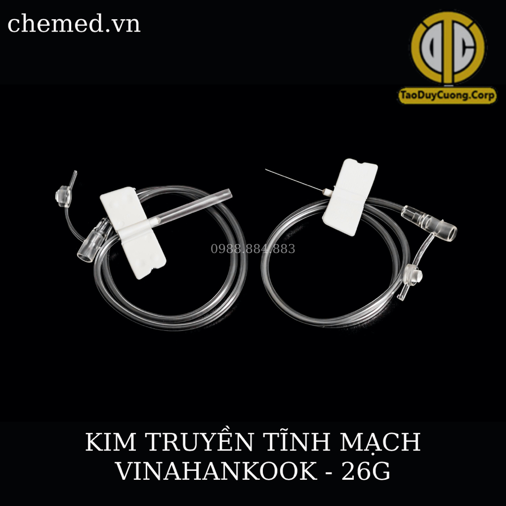 Kim bướm lấy máu, kim truyền tĩnh mạch vinahankook hộp 50 cái