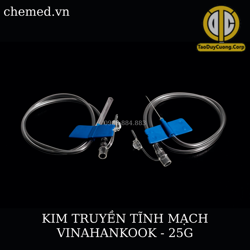 Kim bướm lấy máu, kim truyền tĩnh mạch vinahankook hộp 50 cái
