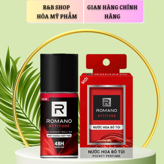 Lăn khử mùi nam Romano và nước hoa du lịch 18ml