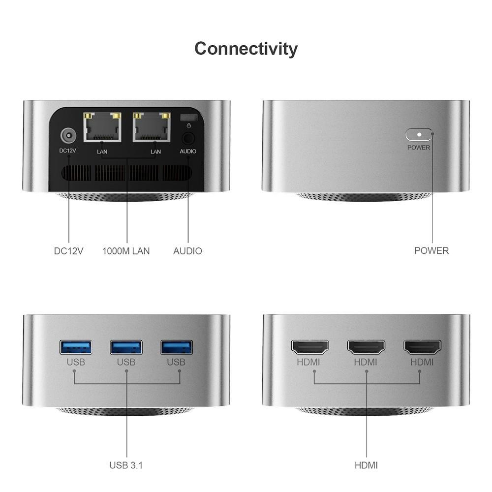 Mini PC T-bao T8 Plus 「Intel N100 ✦ TDP 6W ✦ Giải Mã AV1」