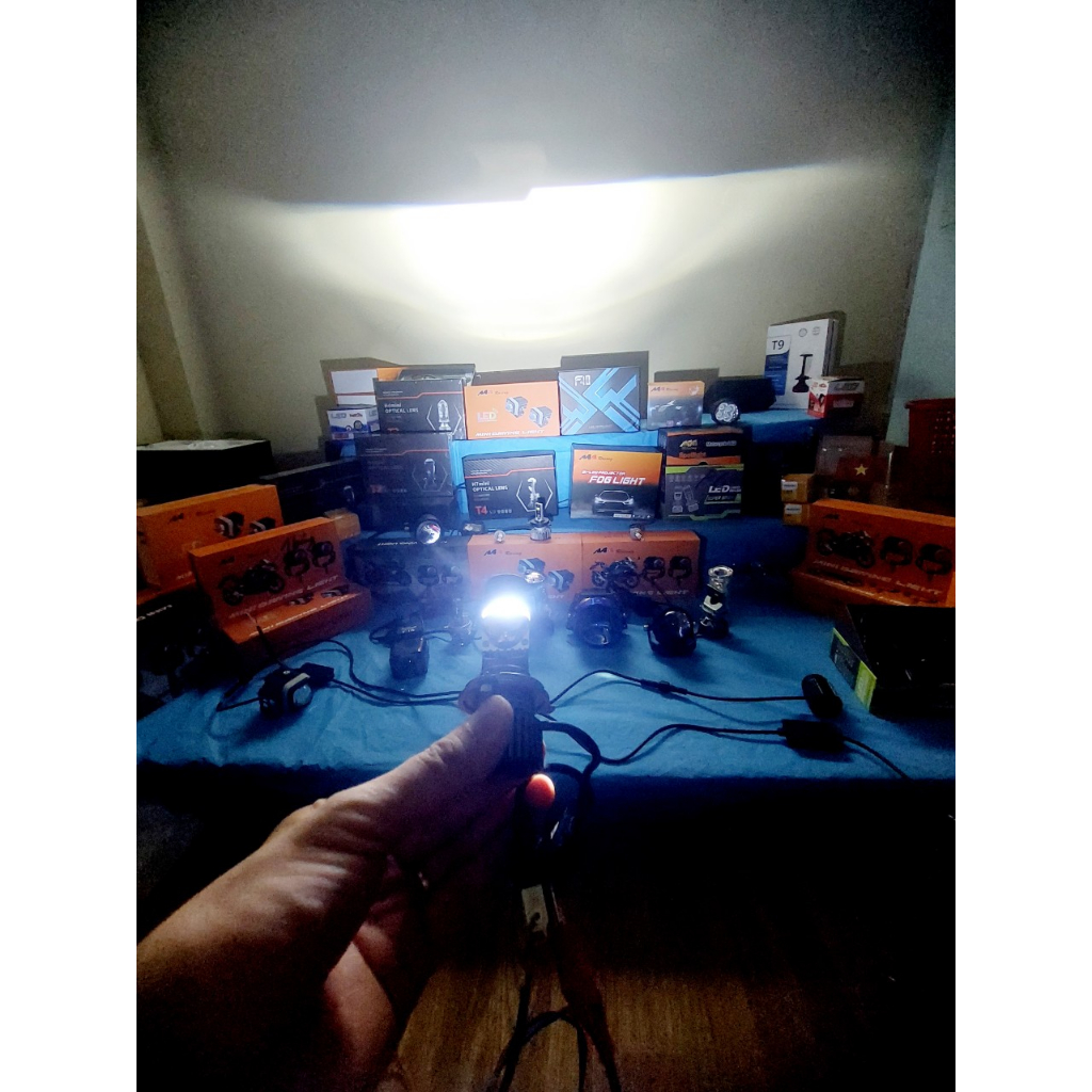 Đèn pha bi cầu mini xe SH Mode chính hãng