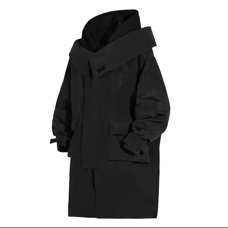 Áo khoác gió form dài Layer Hoodie 2023