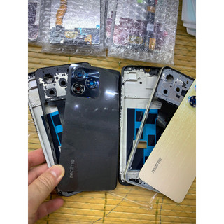 Full Bộ vỏ +xương+kính camera khay sim+phím bấm điện thoại realme C53