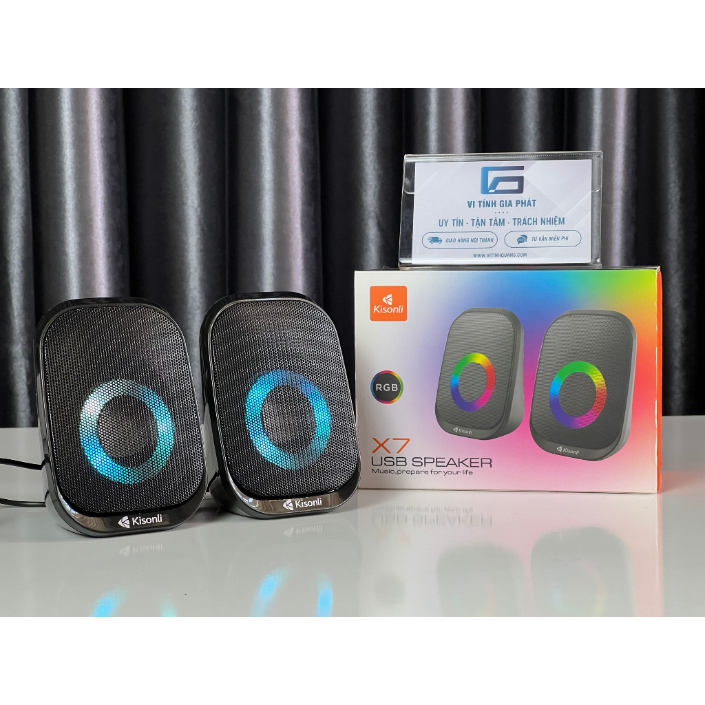 Loa Vi Tính Kisonli K500 màu hồng dễ thương chính hãng Kisonli