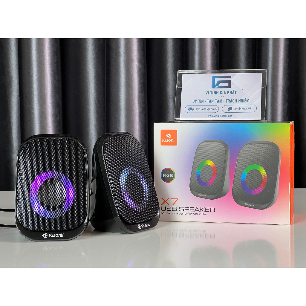 Loa Vi Tính Kisonli K500 màu hồng dễ thương chính hãng Kisonli