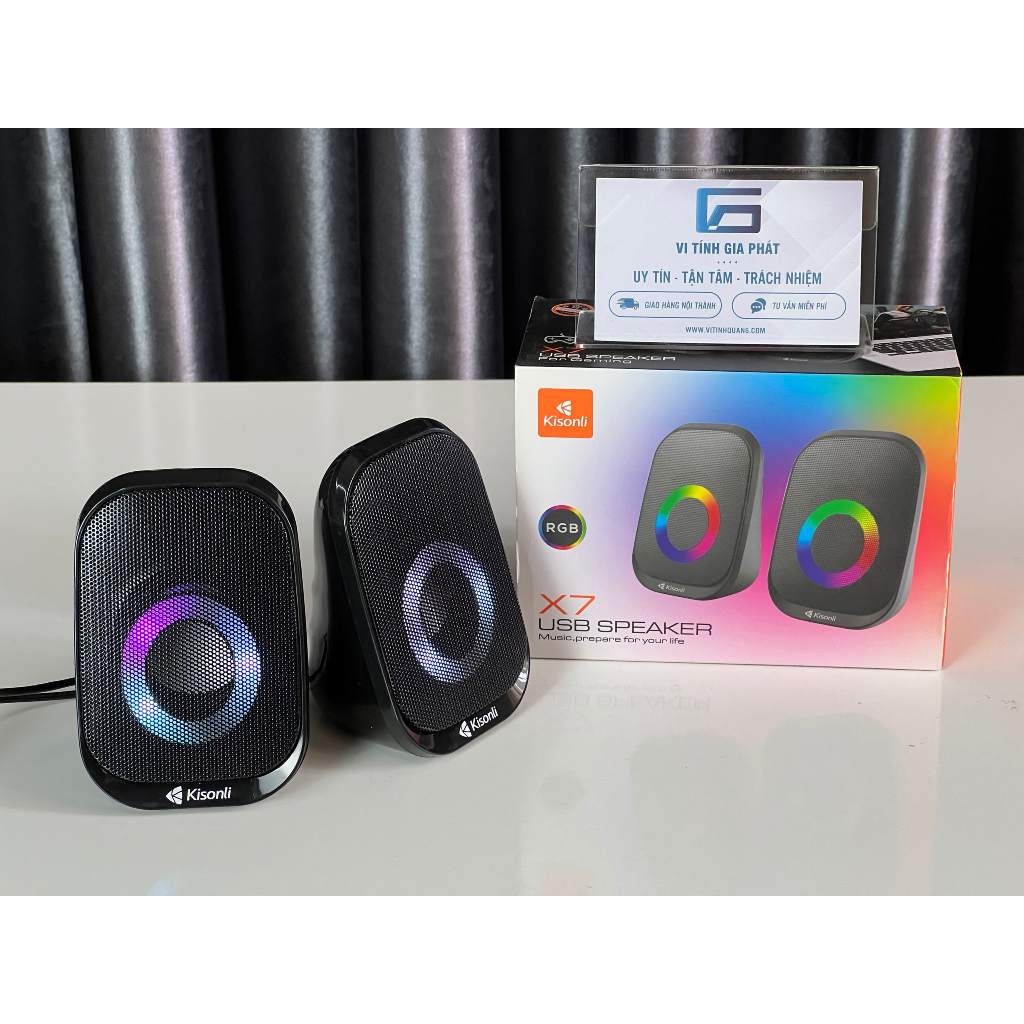 Loa Vi Tính Kisonli K500 màu hồng dễ thương chính hãng Kisonli