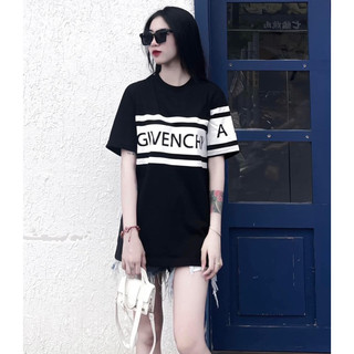 Áo Thun Nam Nữ Form Rộng Tay Lỡ Free Size Chât Cotton Su _Given Phối Tay