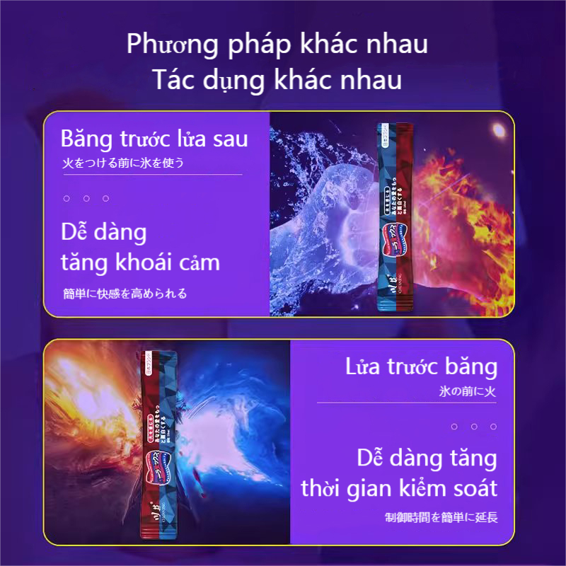 Nước súc miệng Ice Fire, Tăng hứng thú, Hơi thở thơm mát, nước súc miệng tình yêu