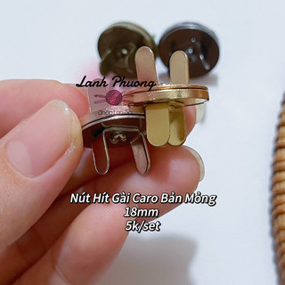 Nút Hít Nam Châm Gài Trơn ( 2 cái )