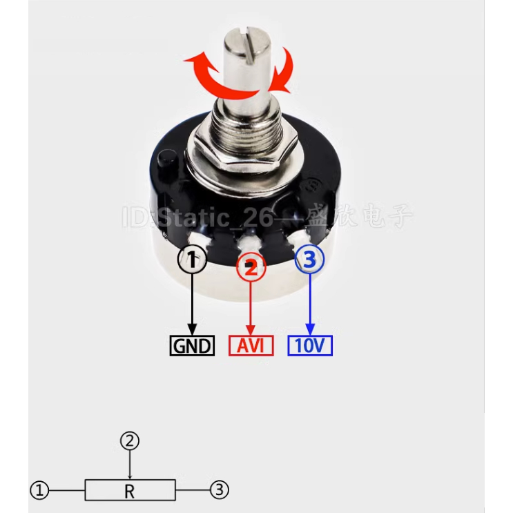 Chiết áp TOCOS RV24YN20S  1K / 2K/ 5K / 10K / 100K / 200K / 500K