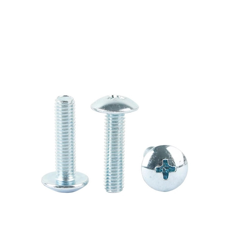 Set 50 cái M6 vít pake đầu dù thân bulong thép mạ kẽm M6