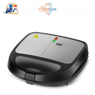 Máy kẹp bánh mì RAF R540 công suất 850W, TẶNG KÈM 3 khay nướng đa năng, máy ép bánh mì, bánh waffle, sandwich