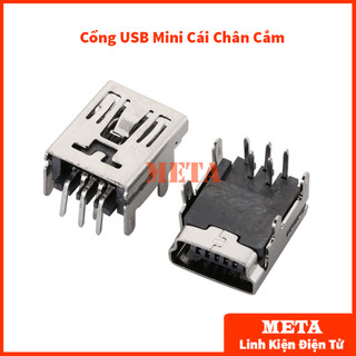 [Túi 5 Cái] Cổng USB A/B/Micro/Mini Đầu Đực/Cái Chân Cắm/Dán (Đầu USB, USB A, USB B, USB Micro, USB Mini)